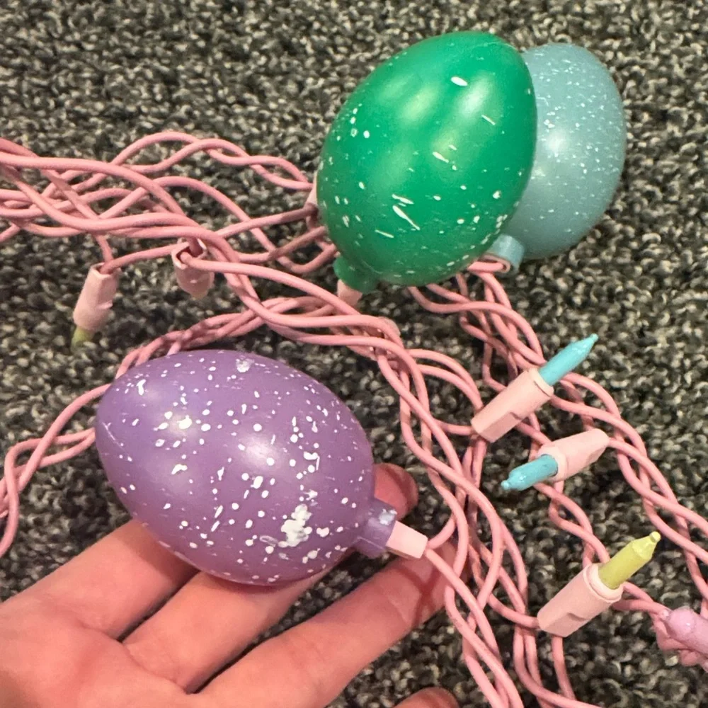 Colorful Easter Egg String Lights